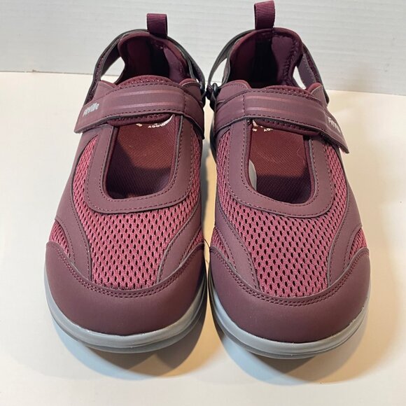 FitVille Womens Wide Fit Mary Jane Style Shoes Size 8 Breathable Mesh & Syntheti - Picture 2 of 10